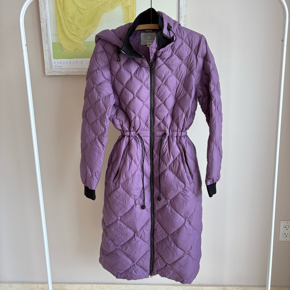 Soia & Kyo Purple Quilted Puffer Coat - Picture 6 of 11